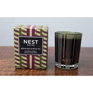 Nest New York Pistachio & Wild Fig Scented Candle Bougie 2oz NIB